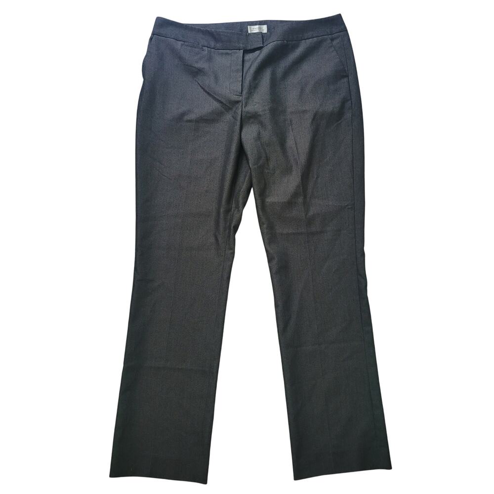 Tahari Arthur S. Levine Size‎ 12 Pleated Gray Dress Pants Career Workwear